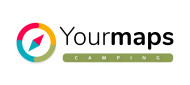 Logo YourMaps, solution de navigation GPS et de cartographie interactive pour campings
