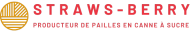 Straws-berry | Pailles en fibre de canne à sucre la meilleure alternative aux pailles en carton. Agréable, abordable, compostable !
